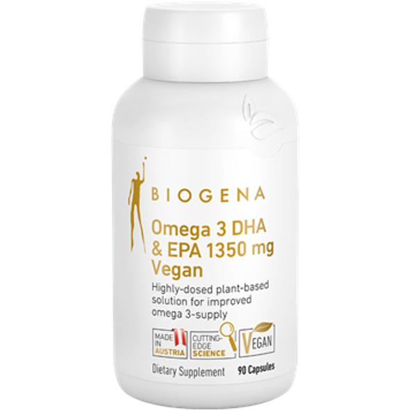 Omega 3 DHA & EPA 1350 mg Vegan GOLD 90 caps by Biogena