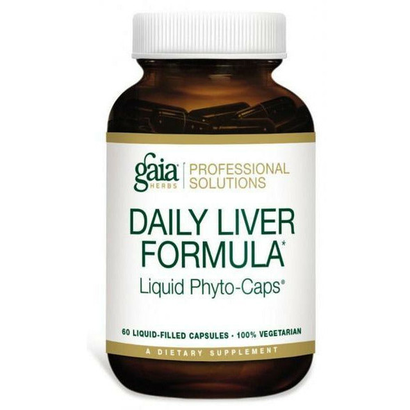 Daily Liver Formula 60 Liquid Phyto-Caps by Gaia Herbs