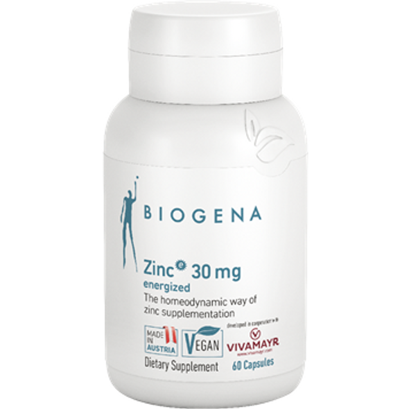 Zinc 30 mg energized 60 caps by Biogena
