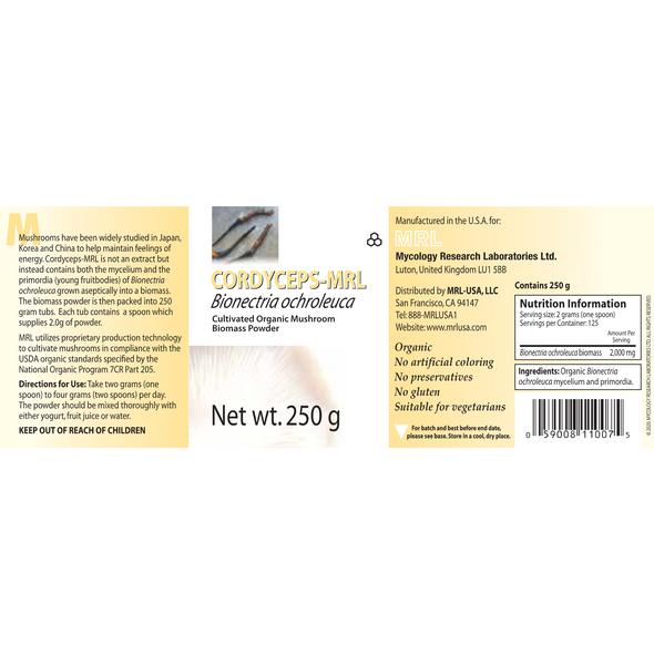 Cordyceps-MRL 250 gms by Mycology Research Labs