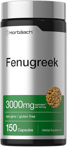 Horbaach Fenugreek Capsules 150 Count