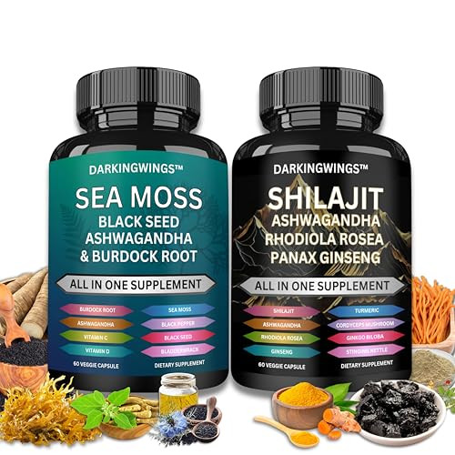 Darkingwings Shilajit And Sea Moss Combo