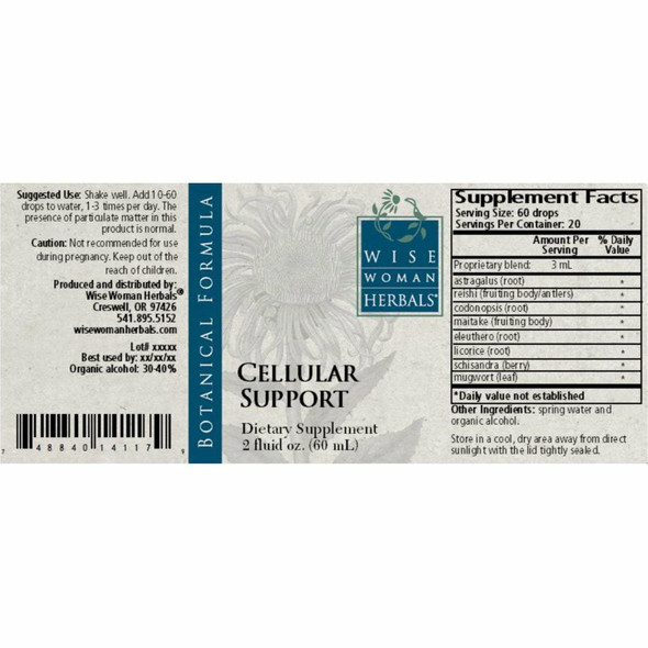 Cellular Support 2 oz by Wise Woman Herbals