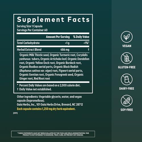 Gaia Herbs Liver Cleanse 30 Servings