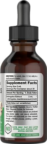 Horbaach Astragalus Root Extract Liquid 2 Fl Oz