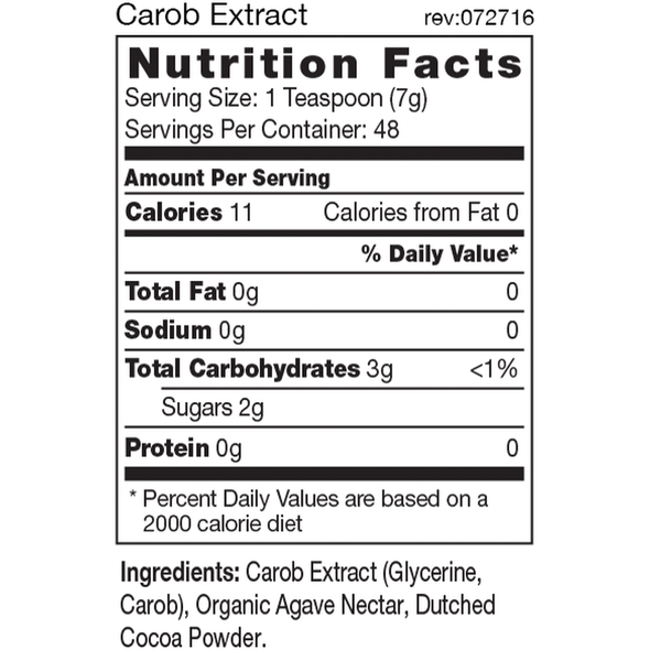 Carob Extract 8 fl oz by DAdamo Personalized Nutrition