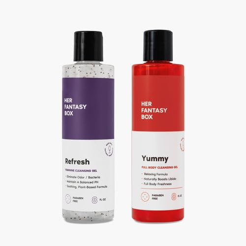Her Fantasy Box Yummy & Refresh Ph Balancing Shower Gel 8 Oz
