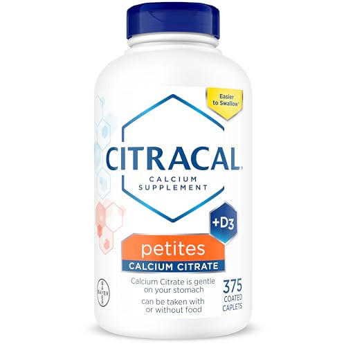 Citracal Petites Calcium Citrate With Vitamin D3 Bone Health Support Calcium 375 Count