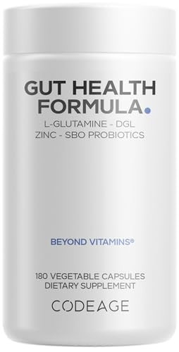 Codeage Gut Health Supplements Vegan Formula 180 Capsules