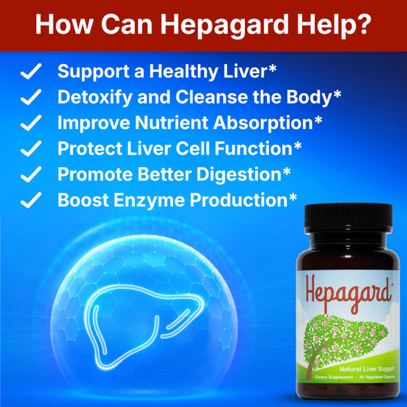Hepagard Natural Liver Support Supplement With N Acetyl Cysteine (Nac)