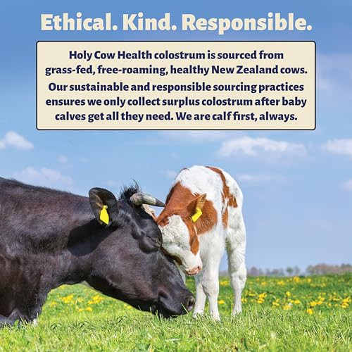 Holy Cow Health Colostrum Chewable Tablets Highly Bioactive Colostrum