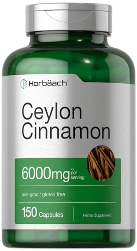 Horbaach Ceylon Cinnamon Supplement 150 Capsules