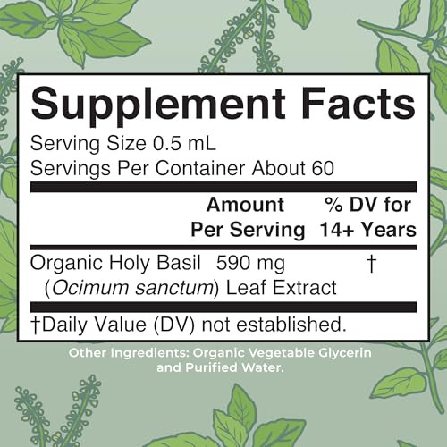 Maryruth's Organics Holy Basil Sugar 1 Fl Oz
