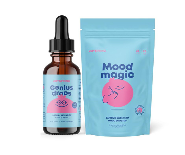 Joyspring Genius Drops Attention And Focus Supplement For Kids And Saffron
