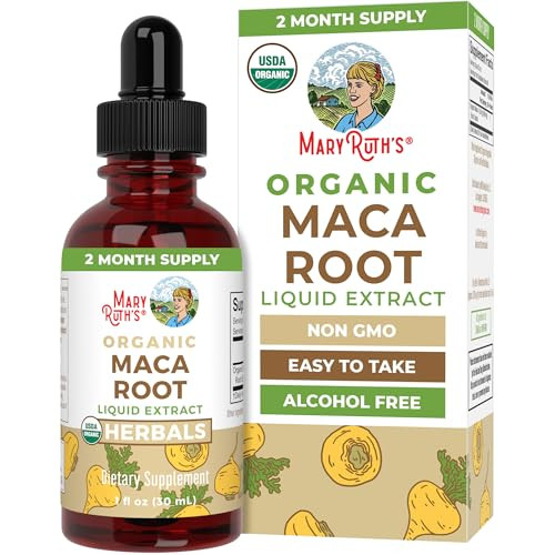 Maryruth's Usda Organic Maca Root Liquid Drops 1 Fl Oz