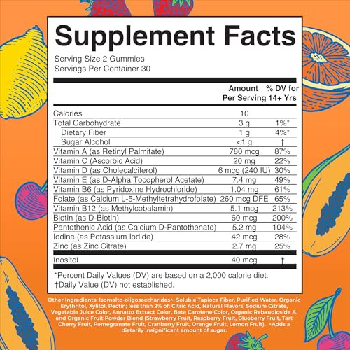 Maryruth's Organics Multivitamin For Women And Men 60 Count