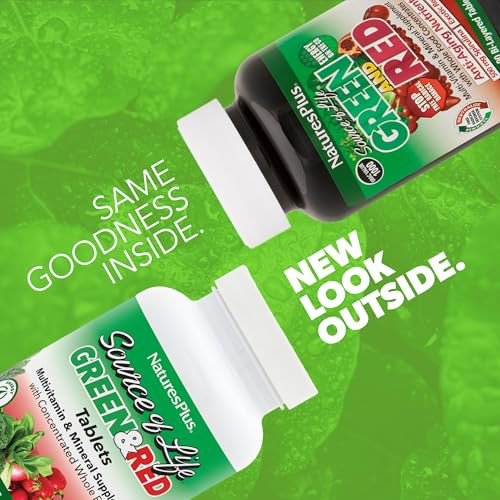 Naturesplus Source Of Life Green & Red Multivitamin 90 Tablets