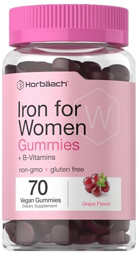 Horbaach Iron Gummies For Women 70 Count