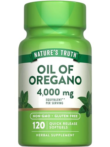 Nature's Truth Oil Of Oregano Softgels With Carvacrol 120 Count