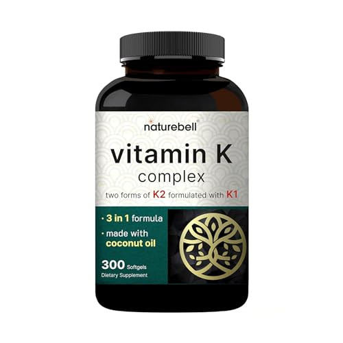 Naturebell Vitamin K Complex 300 Softgels 2600Mcg