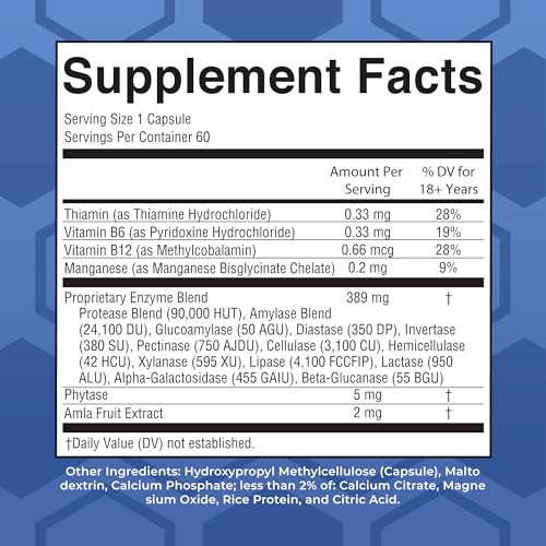 Maryruth's Ultra Digestive Enzymes 60 Count