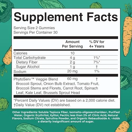 Maryruth's Super Greens 60 Count 2G