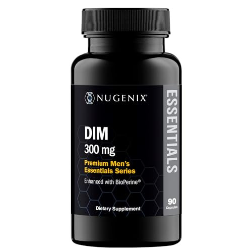 Nugenix Essentials Dim Supplement Diindolylmethane & Bioperine For Hormone Balance 90 Capsules 305 Mg