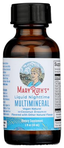 Maryruth's Multimineral Nighttime Liquid Coconut Dream Single 1 Fl Oz