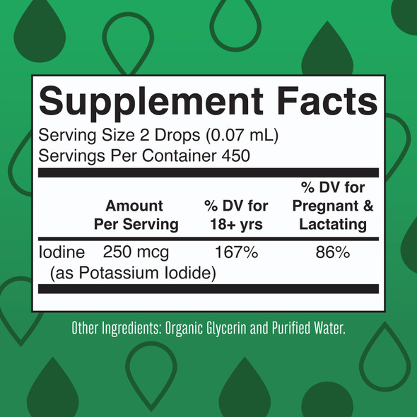 Maryruth's Organics Iodine Liquid Drops 450 Servings 1 Fl Oz