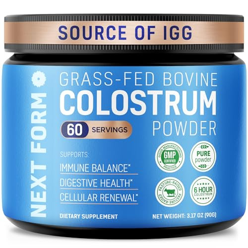 Next Form Bovine Colostrum Powder For Women &Men Source Of Igg & 60 Servings 317 Oz