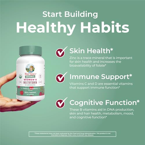 Maryruth's Multivitamin Gummies For Women (Cherry & Raspberry) & Iron Liquid