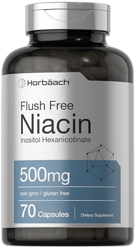 Horbaach Niacin Flush 70 Capsules 500Mg