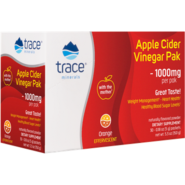 Apple Cider Vinegar Pak 30 packets by Trace Minerals Research