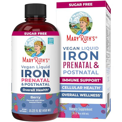 Maryruth's Prenatal Postnatal Iron Liquid 1522 Fl Oz