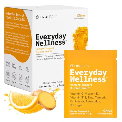 Trulean Everyday Wellness Shot Powder Drink Mix 30 Servings