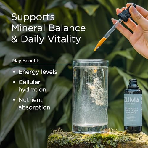Zuma Nutrition Fulvic Acid & Trace Mineral Drops 30 Ml