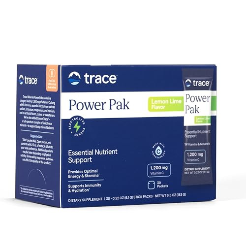 Trace Minerals Power Pak Multivitamin And Multimineral Packets 30 Packets 1200 Mg