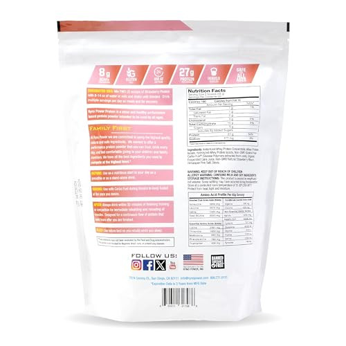Ryno Power All Natural Whey Protein 2Lb 'strawberry' 20 Servings