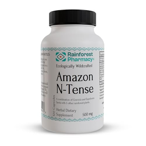 Rainforest Pharmacy N Tense Soursop Graviola Capsules 500Mg