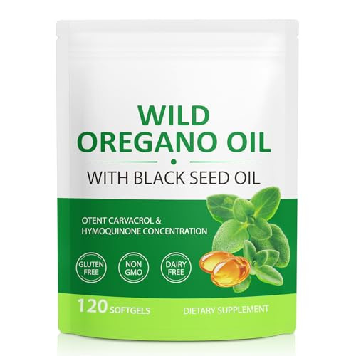 Uniqus Oregano Oil Capsules Organic Per Serving Oil Of Oregano With 6000Mg