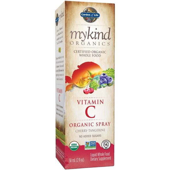 Mykind Organic Amla Vitamin C (Cherry-Tangerine Spray) 2oz Liquid