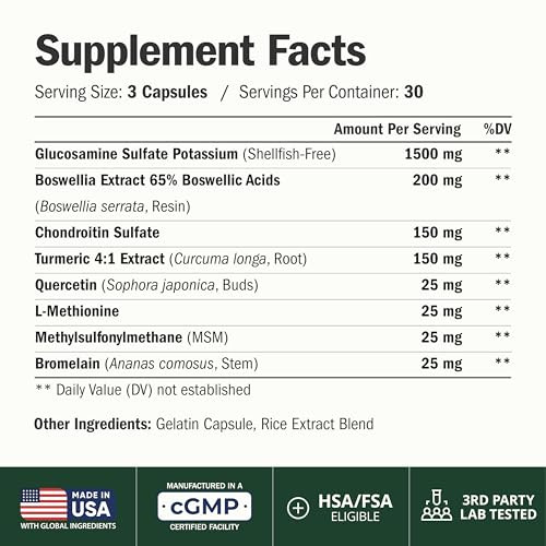 Vimerson Health Glucosamine Chondroitin Msm 1500 Mg 2 Pack