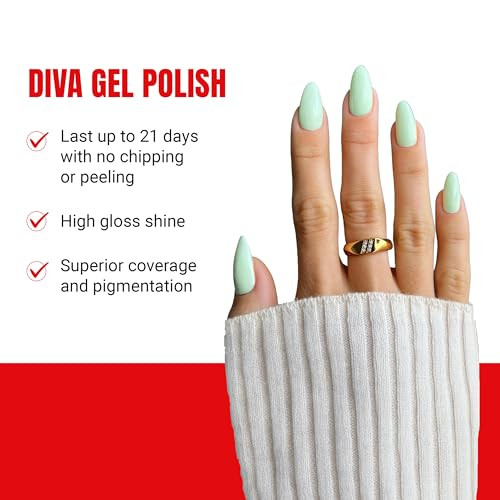 Daisy Dnd Dnd Gel Polish Set Coquette Collection Uv/Led Gel Polish And Air Dry Nail Lacquer Matching Chip- Polish Duo 104 Peppermint Marshmallow 0.5 Fl Oz