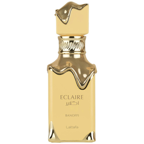 Lattafa Eclaire Banoffi Gourmand Sweet Fruity Musky Eau De Parfum Spray Long-Lasting Fragrance For Women / 3.4 Ounce 100 Ml