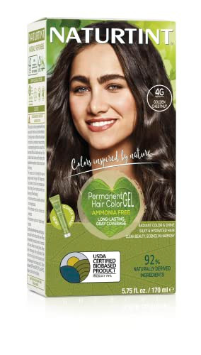 Naturtint Hair Color Permanent Golden Chestnut 4G 5.6 Fl Oz