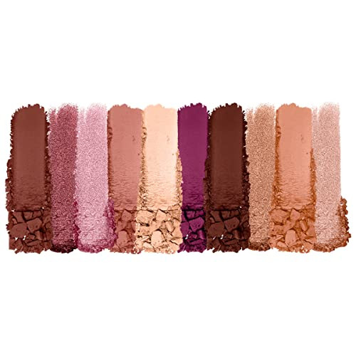 Wet N Wild Color Icon 10-Pan Eyeshadow Makeup Palette Long Lasting Shimmer Metallic Glittery Matte Rich Smooth Pigment Cruelty - Pink Heart And Sol