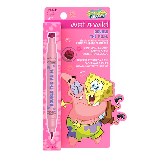 Wet N Wild Spongebob Double The F.U.N. Liquid Eyeliner & Stamp - Jumpin' Jellyfish