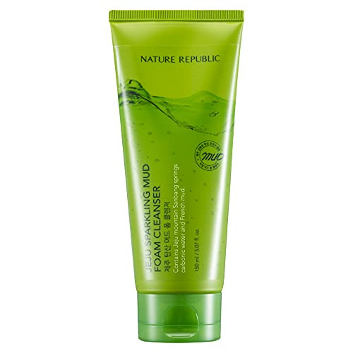 Nature Republic Jeju Sparkling Mud Foam Cleanser 150 Gram