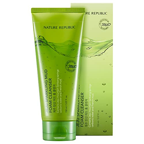 Nature Republic Jeju Sparkling Mud Foam Cleanser 150 Gram