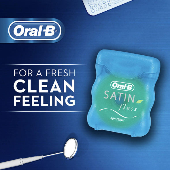 Oral-B Satin Dental Floss 25M Mint